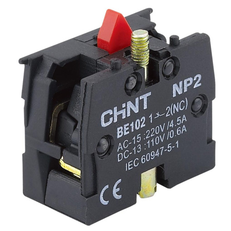 CHINT Блоки контактные NP2-BE102,1НЗ (R)
