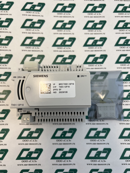 TXS1.12F10: TX-I/O Модуль питания 24 VDC, 1200 mA, предохранитель 10 A (BPZ:TXS1.12F10), Siemens