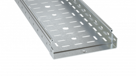 DKC Лоток перфорированный 50x100х3000, 2,0 мм, цинк-ламельный