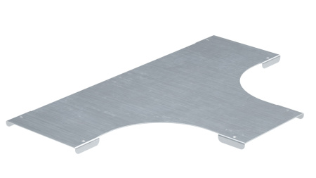 DKC Крышка на Т-образный ответвитель 50, 2,0 мм, цинк-ламель, в комплекте с крепежными элементами необходимыми для монтажа