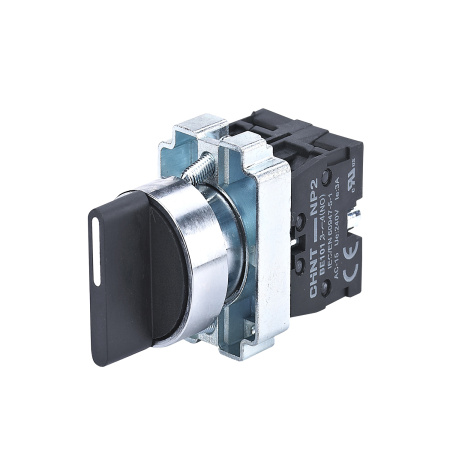 CHINT Переключатель NP2-BD25, 2 положения с фиксацией, 1НЗ +1НО IP40