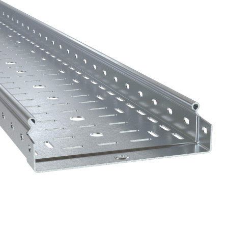 DKC Лоток перфорированный 50x100х3000, 2,0 мм, цинк-ламельный