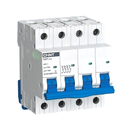 CHINT NBP-63R 4P 6A 15кА 8In (R)