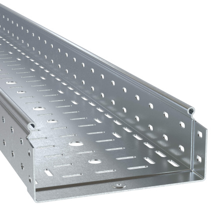 DKC Лоток перфорированный 80х200х3000, 2,0 мм, цинк-ламельный