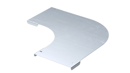 DKC Крышка на угол горизонтальный 90 градусов 150, 2,0 мм, цинк-ламель, в комплекте с крепежными элементами необходимыми для монтажа,цинк-ламель, в ко