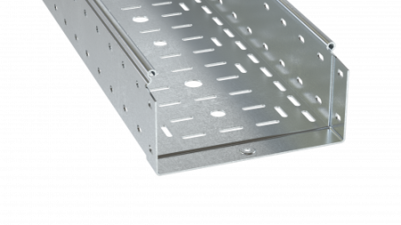DKC Лоток перфорированный 100х400х3000, 2,0 мм, цинк-ламельный