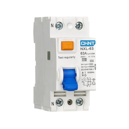 CHINT УЗО NXL-63 6kA 1P+N 40A 30mA AC АХ (R)
