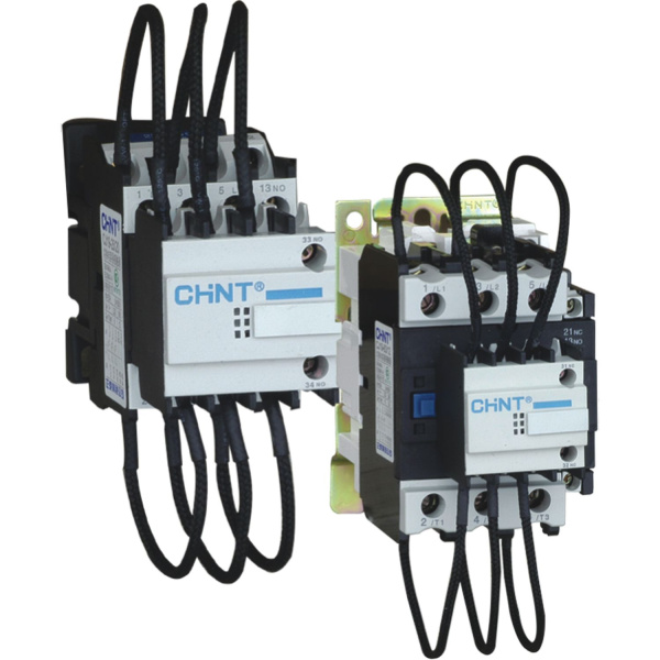 CHINT Контактор для компенсации реактивной мощности CJ19-9512, 50кВАр, 1НО+2НЗ, 230В (R)