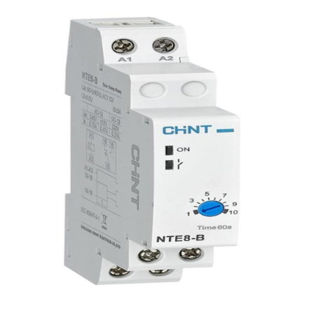 CHINT Реле времени NTE8-480B (задержка времени включения)  0.5-8мин, 1НО, AC230В (R)