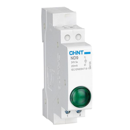 CHINT Индикатор ND9-1b  синий , AC/DC230В (LED)