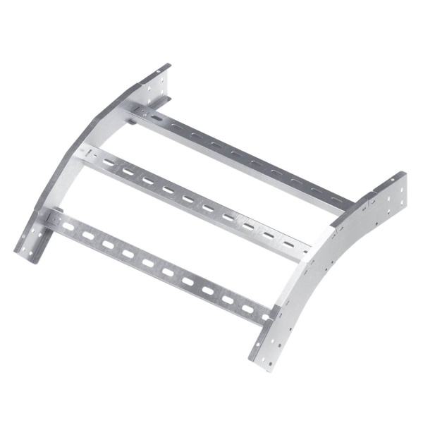 DKC Угол лестничный вертикальный внешний 45 градусов 100х400, R600, горячеоцинкованный