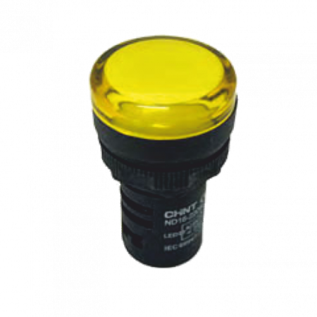 CHINT Индикатор ND16-22DS/4 желтый АС230В (R)
