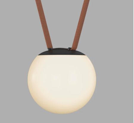 Denkirs DK5551-BK Трековый светильник Belty Orb со светодиодом d150mm H147mm 48V 10W 120° 3000K IP20 черный пластик